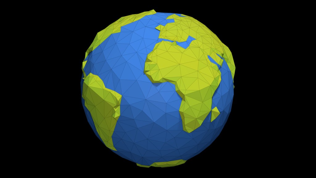 Low Poly Earth preview image 2